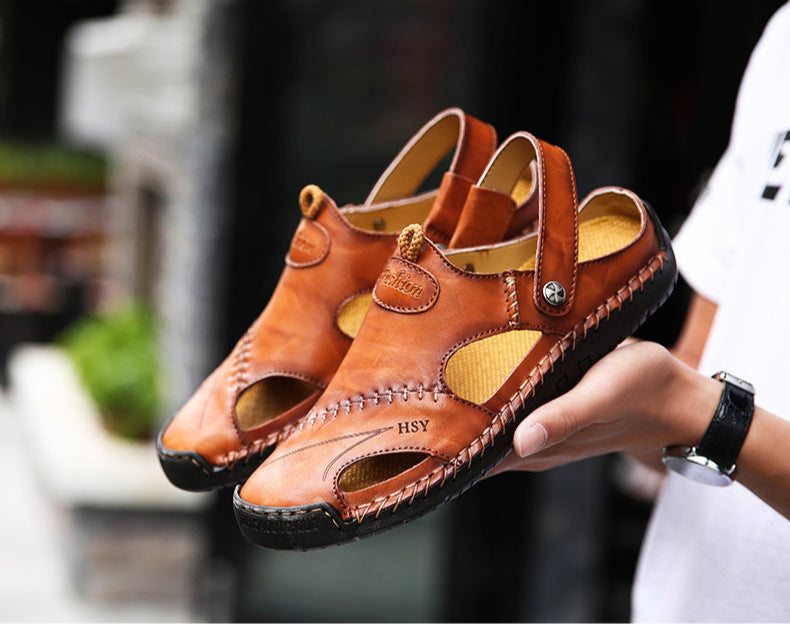 Bryan | Orthopaedic Leather Sandals