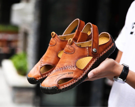 Bryan | Orthopaedic Leather Sandals