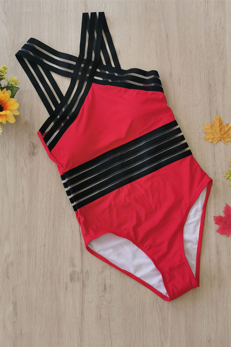 Scarlett | Strappy Monokini Swimsuit