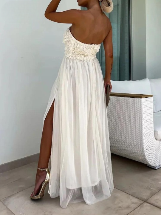 Caitlin | Strapless Maxi Dress