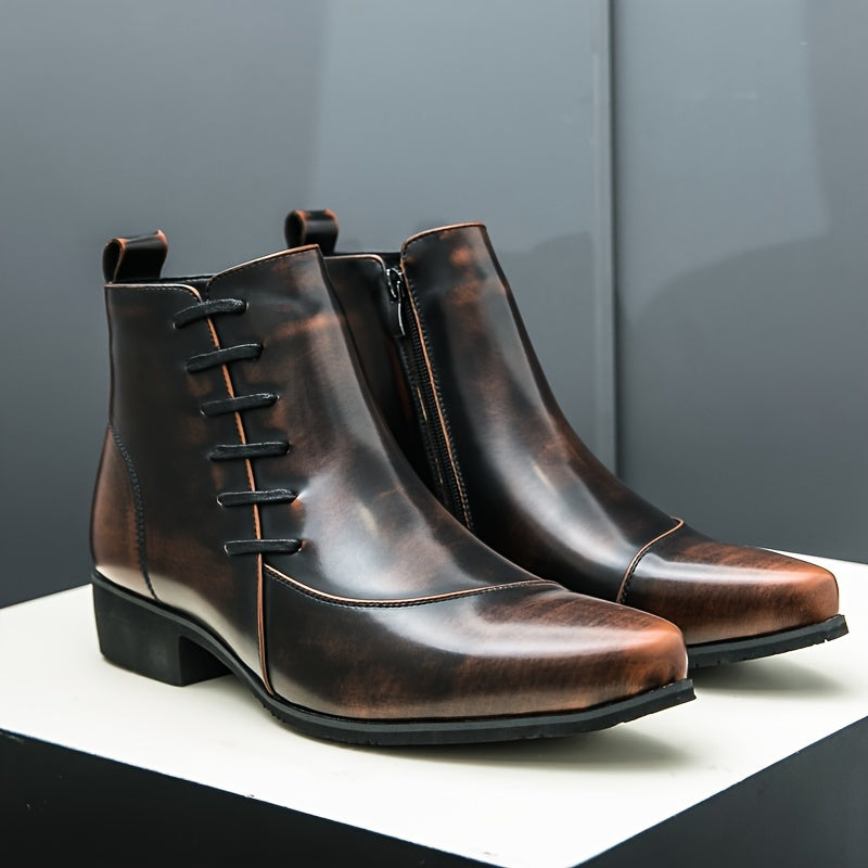 Derek | Leather Dress Boots