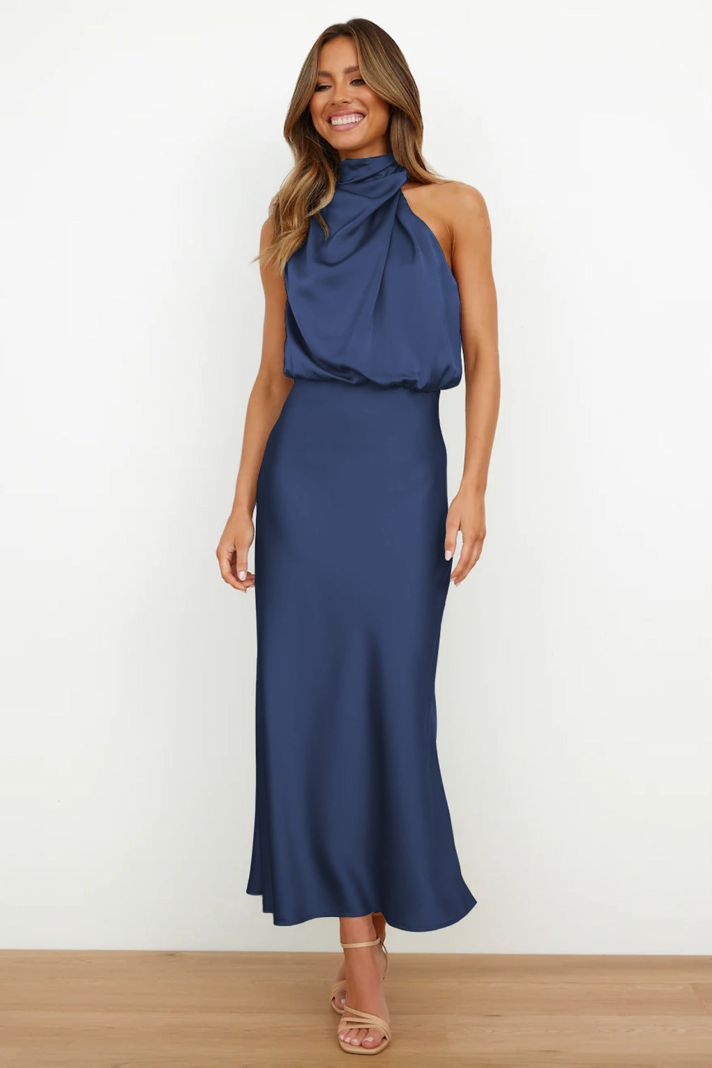 Kirsten | Satin Maxi Dress