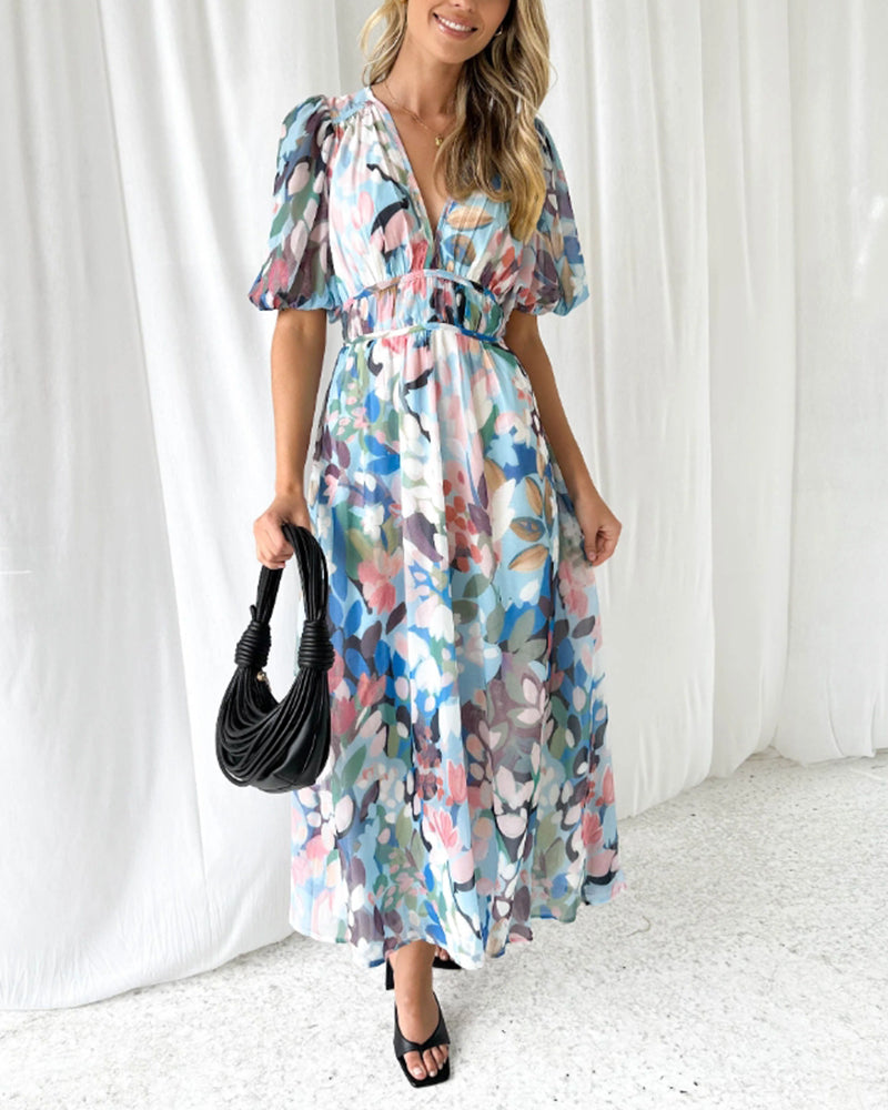 Carla | Elegant Floral Dress