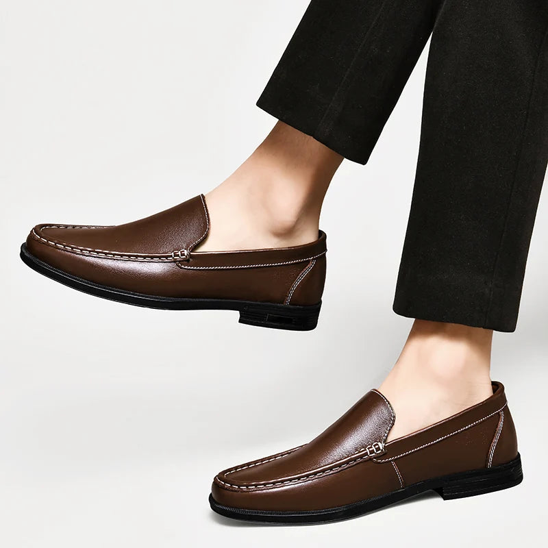 Emerson | Elegant Genuine Leather Loafers