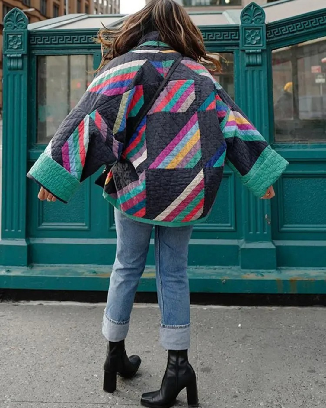 Mikki | Retro Quilted Oversized Jacket