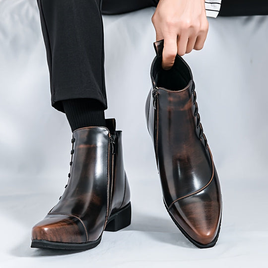 Derek | Leather Dress Boots