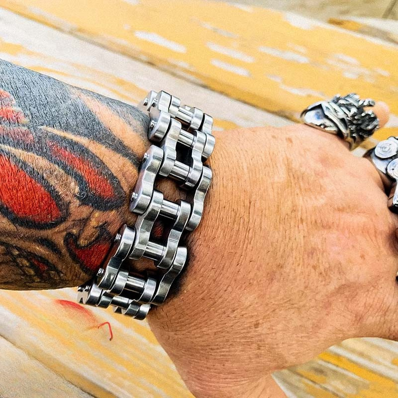 Felix | Vintage Motorcycle Chain Bracelet