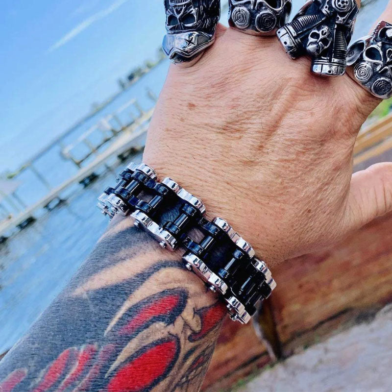 Felix | Vintage Motorcycle Chain Bracelet
