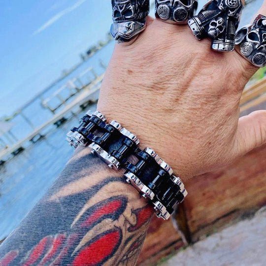 Felix | Vintage Motorcycle Chain Bracelet