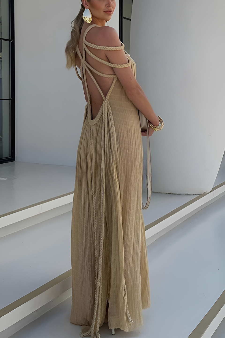 Amelia | Linen Maxi Dress