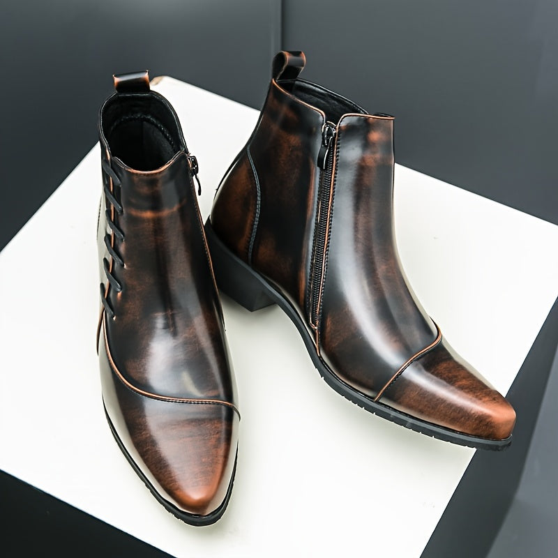 Derek | Leather Dress Boots