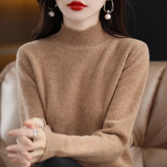 Claire | Cashmere Turtleneck Sweater