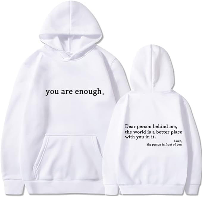 You Are Enough - Unisex Oversized Hoodie