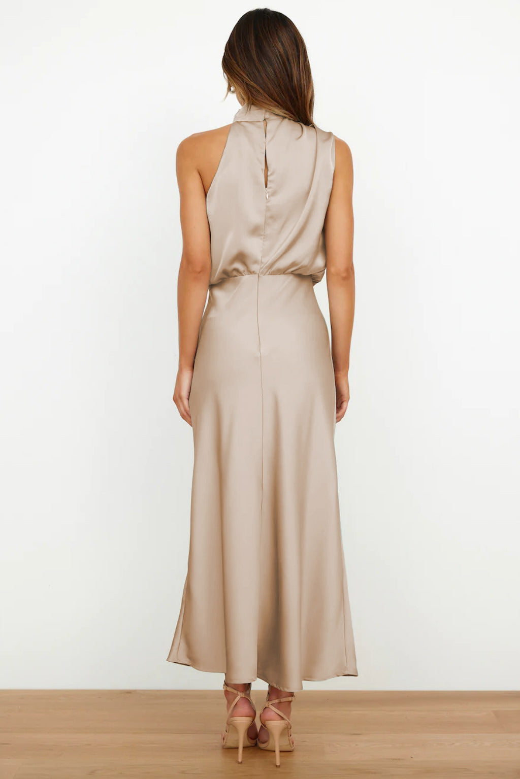 Kirsten | Satin Maxi Dress