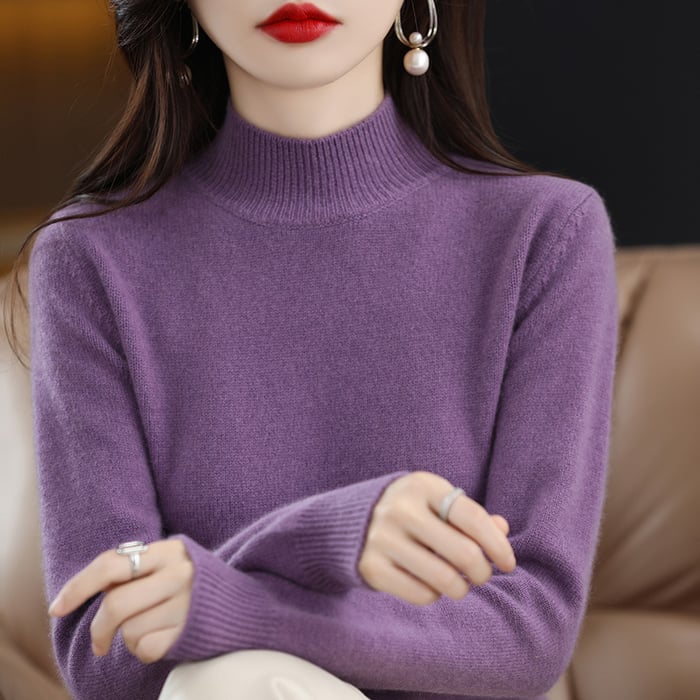 Claire | Cashmere Turtleneck Sweater