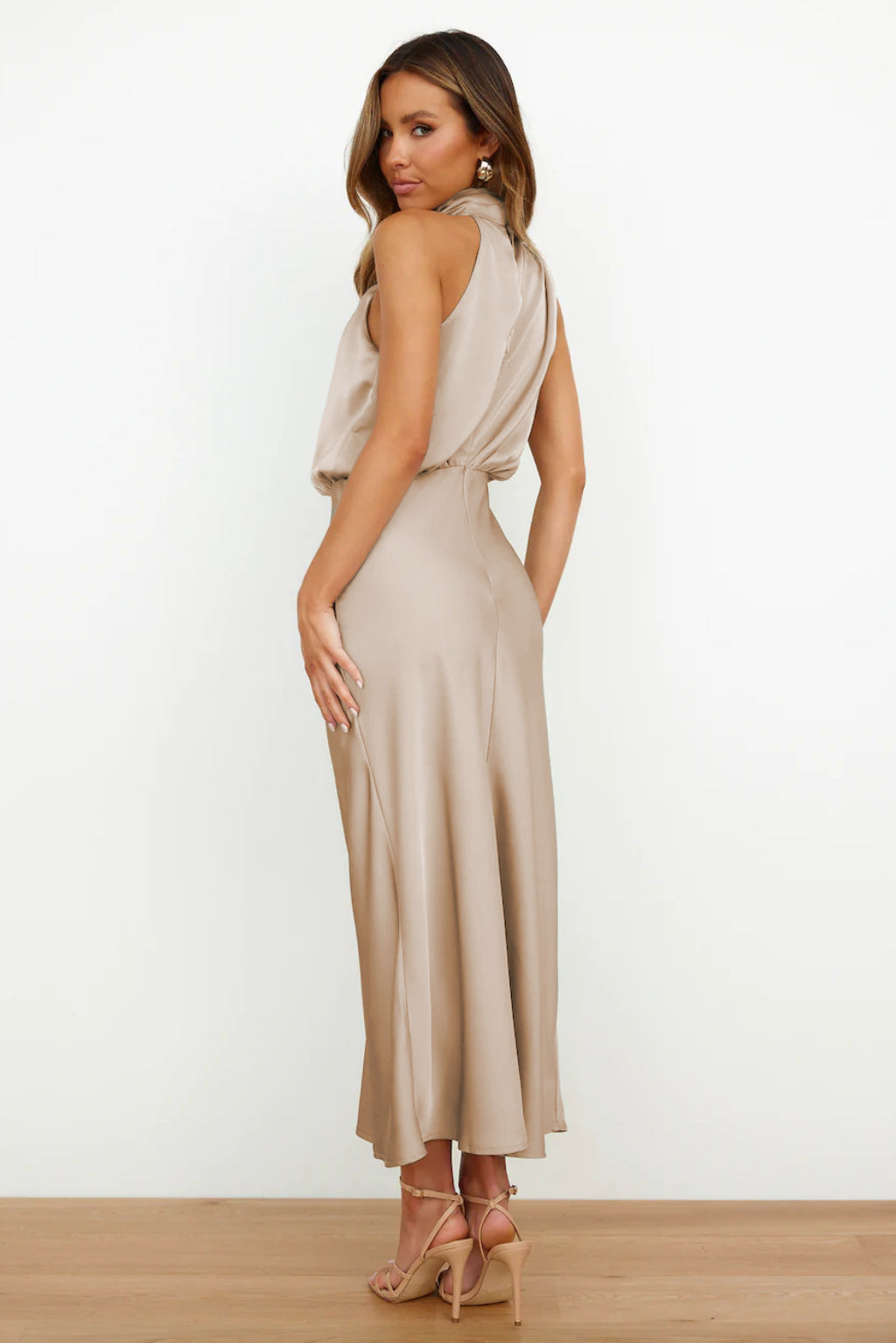 Kirsten | Satin Maxi Dress