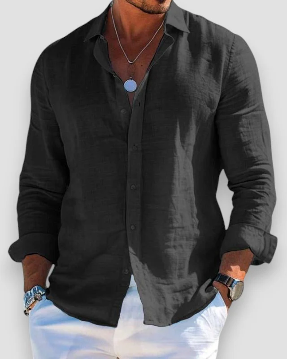 Marius | Premium Linen Casual Shirt