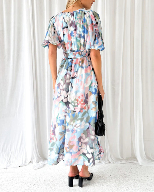 Carla | Elegant Floral Dress