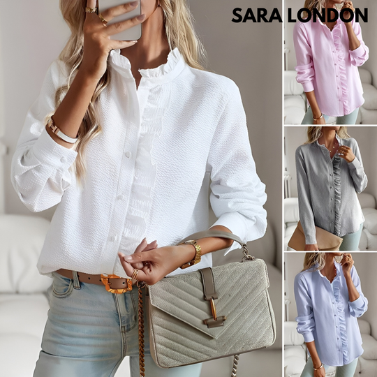 Elizabeth | Elegant Long-Sleeve Blouse