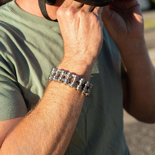 Felix | Vintage Motorcycle Chain Bracelet