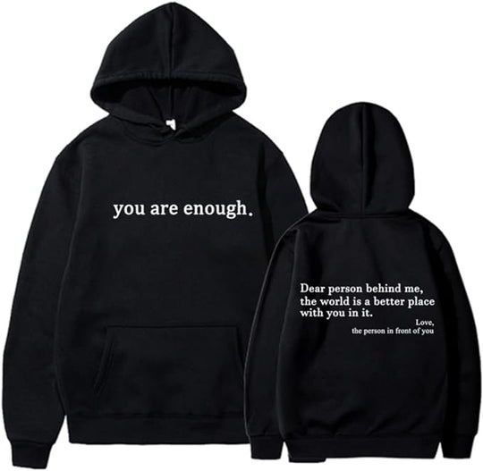 You Are Enough - Unisex Oversized Hoodie