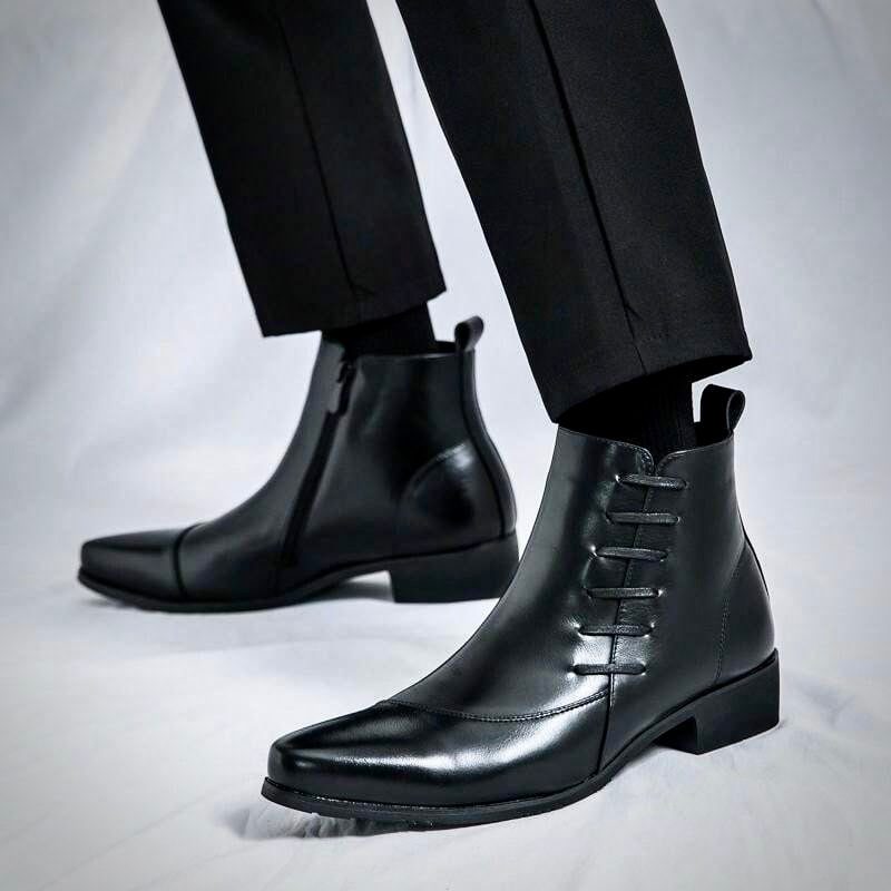 Derek | Leather Dress Boots