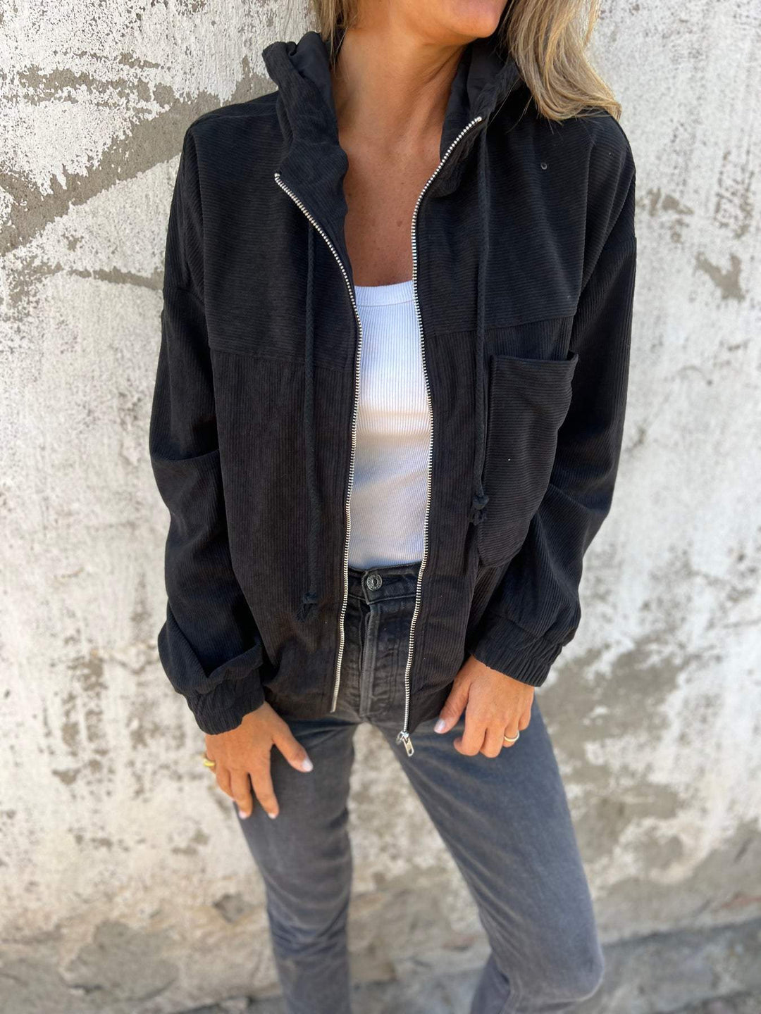 Arielle | Casual Jacket with Hood and Zip