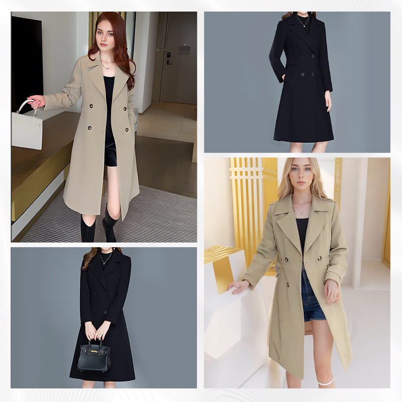 Lucy | Faux Fur Trench Coat