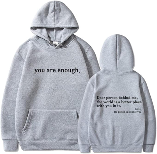 You Are Enough - Unisex Oversized Hoodie