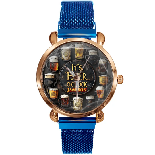 It's Beer O'clock - Personalised Beer Watch