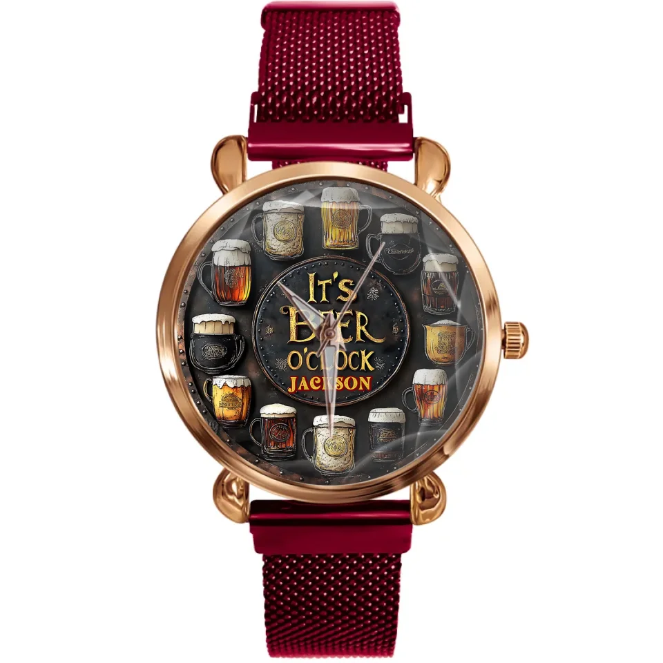 It's Beer O'clock - Personalised Beer Watch