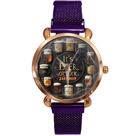 It's Beer O'clock - Personalised Beer Watch