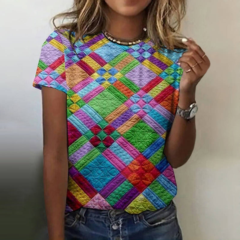 Jude - Colourful Pattern T-Shirt