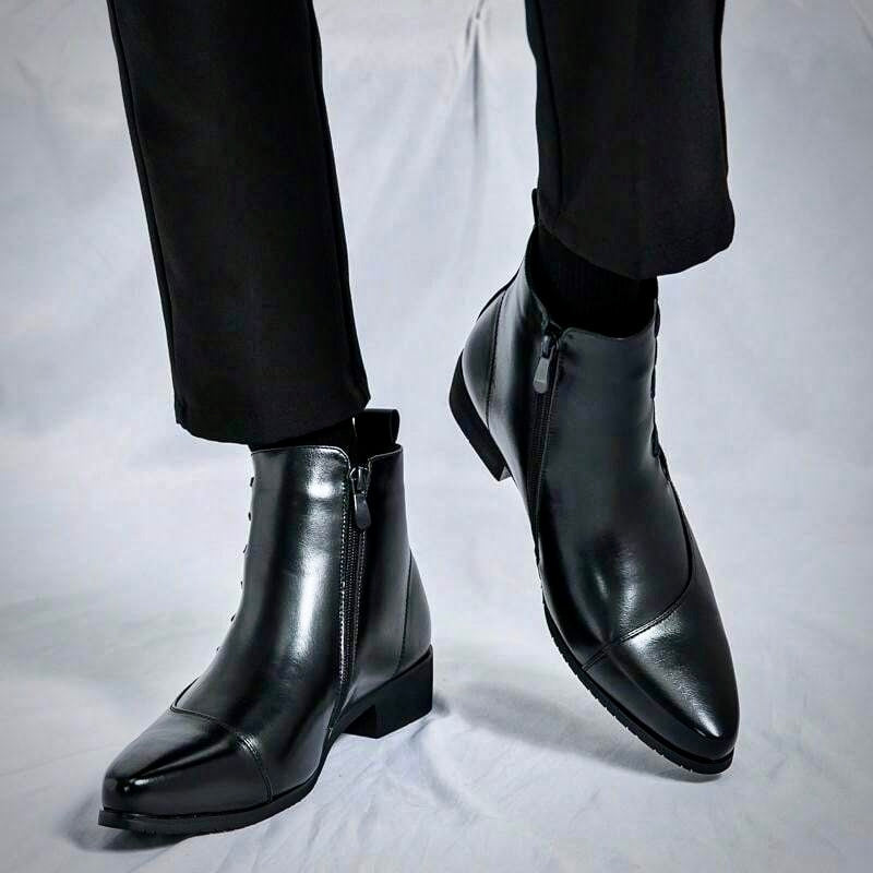 Derek | Leather Dress Boots