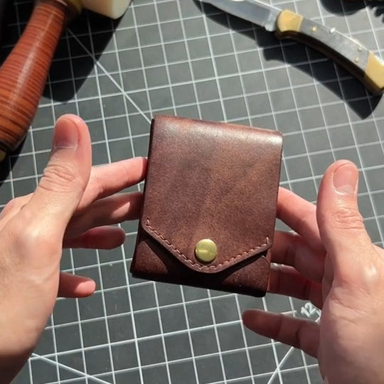 Multifunctional Compact Leather Wallet