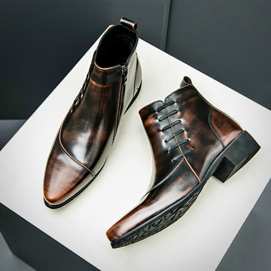 Derek | Leather Dress Boots