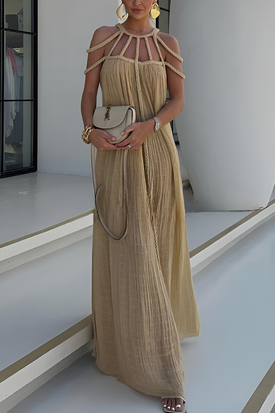 Amelia | Linen Maxi Dress