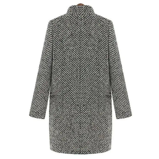 Saskia | Long Wool Coat