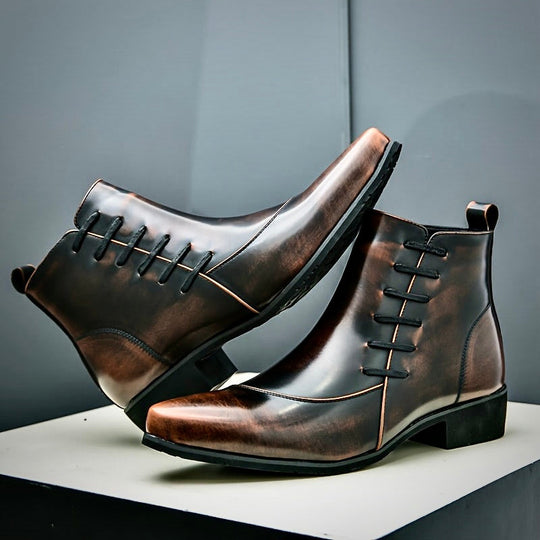 Derek | Leather Dress Boots