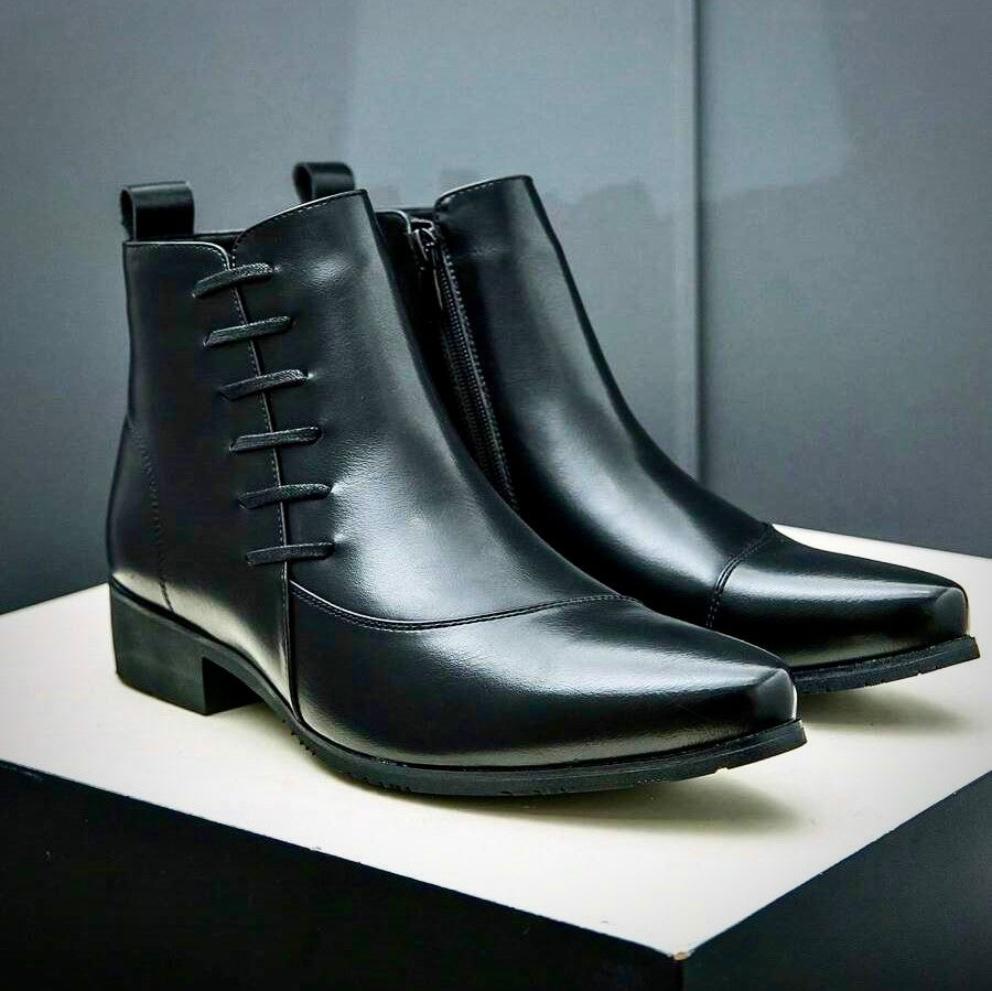 Derek | Leather Dress Boots