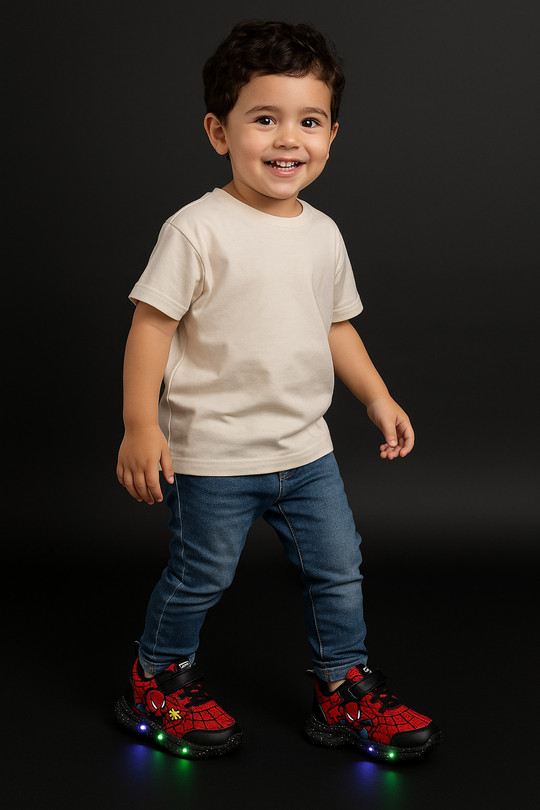 SpiderKicks | LED Light-Up Shoes for Kids