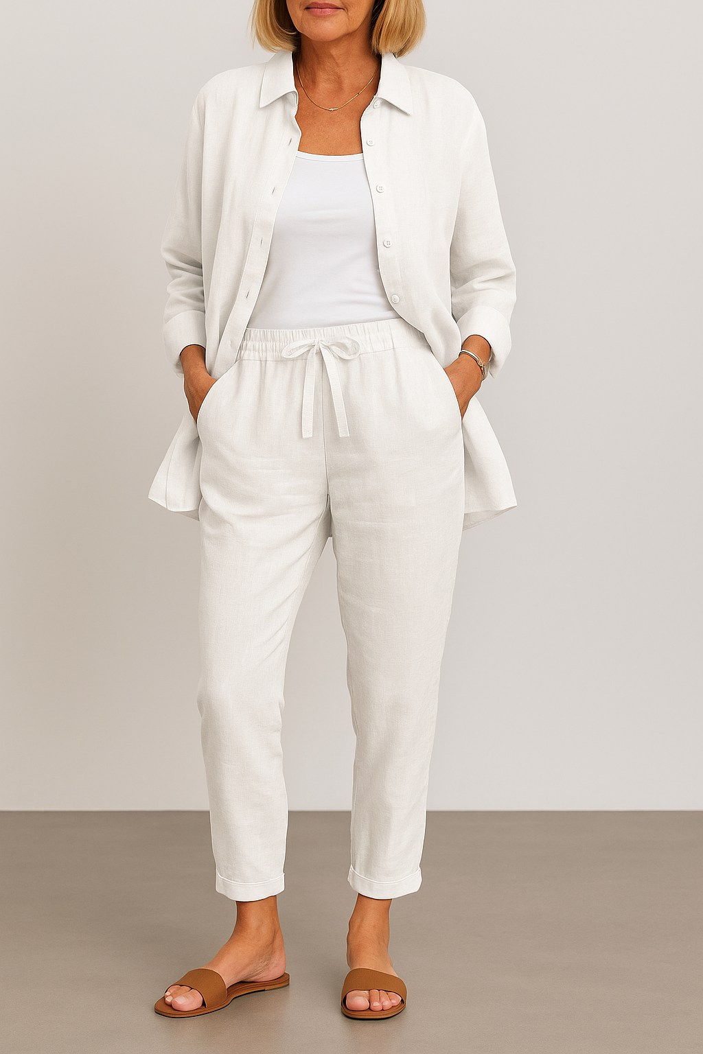Lara | Linen Two-Piece Set