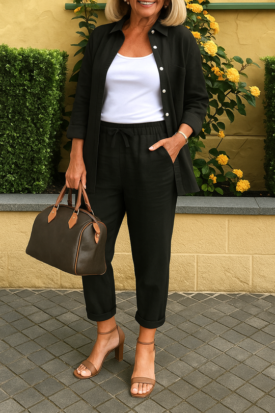 Lara | Linen Two-Piece Set