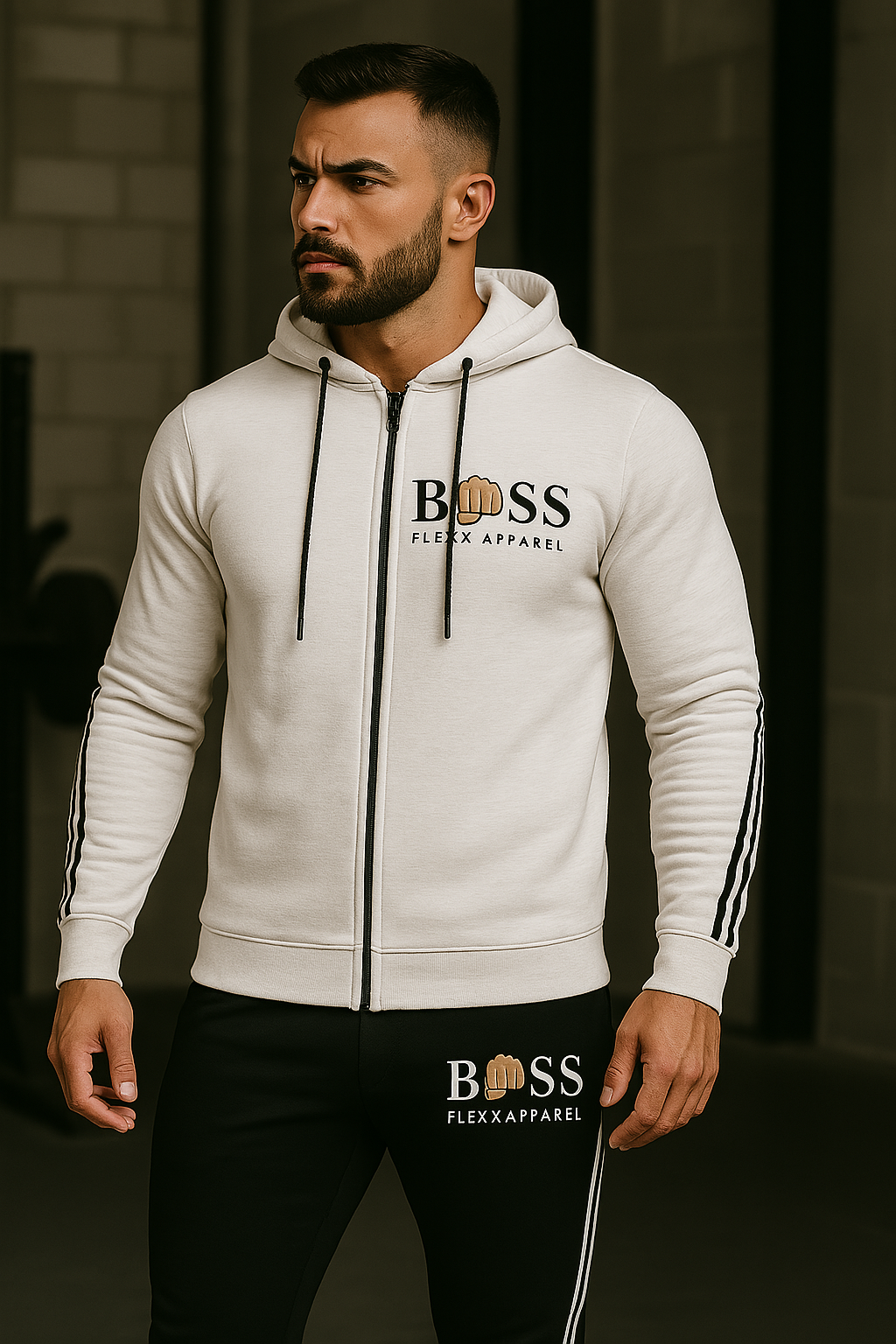 John | Luxury Full-Zip Tracksuit For Men