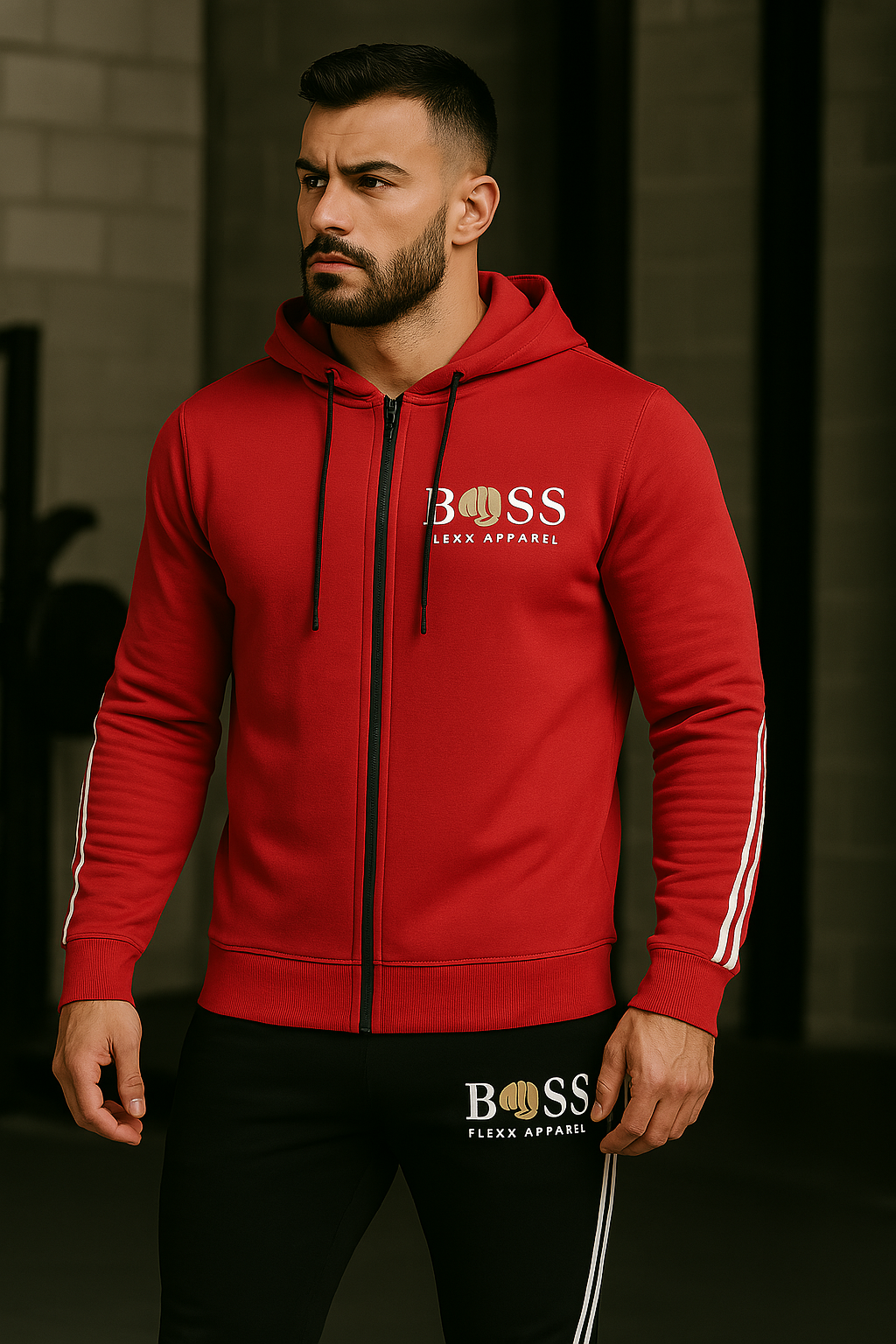 John | Luxury Full-Zip Tracksuit For Men