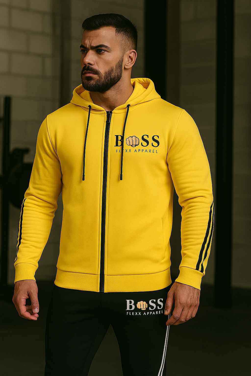 John | Luxury Full-Zip Tracksuit For Men