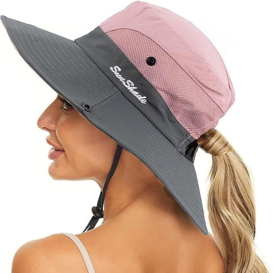 SunSmart | UV Protection Ponytail Hat