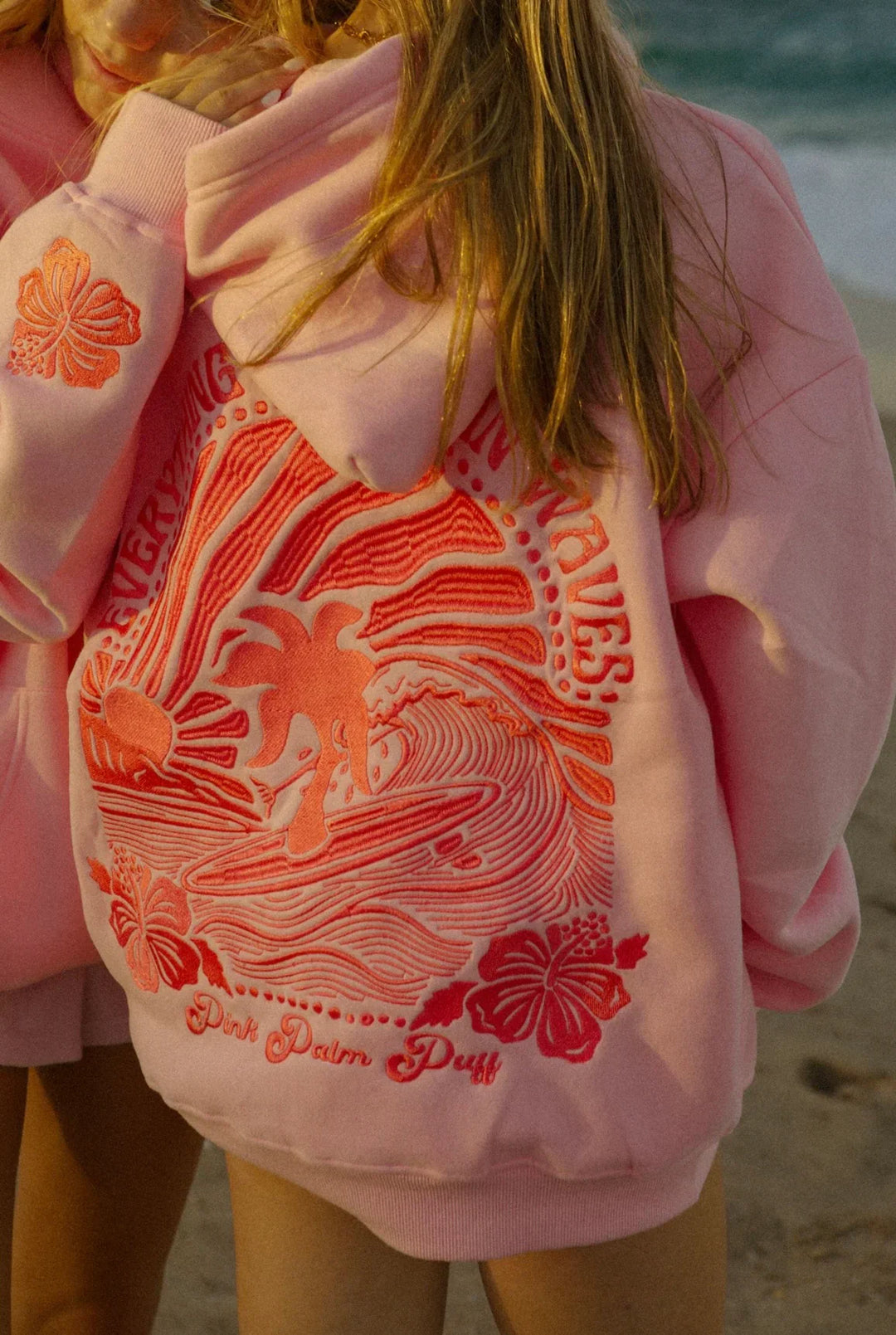 Sunset Waves | Oversized Hoodie