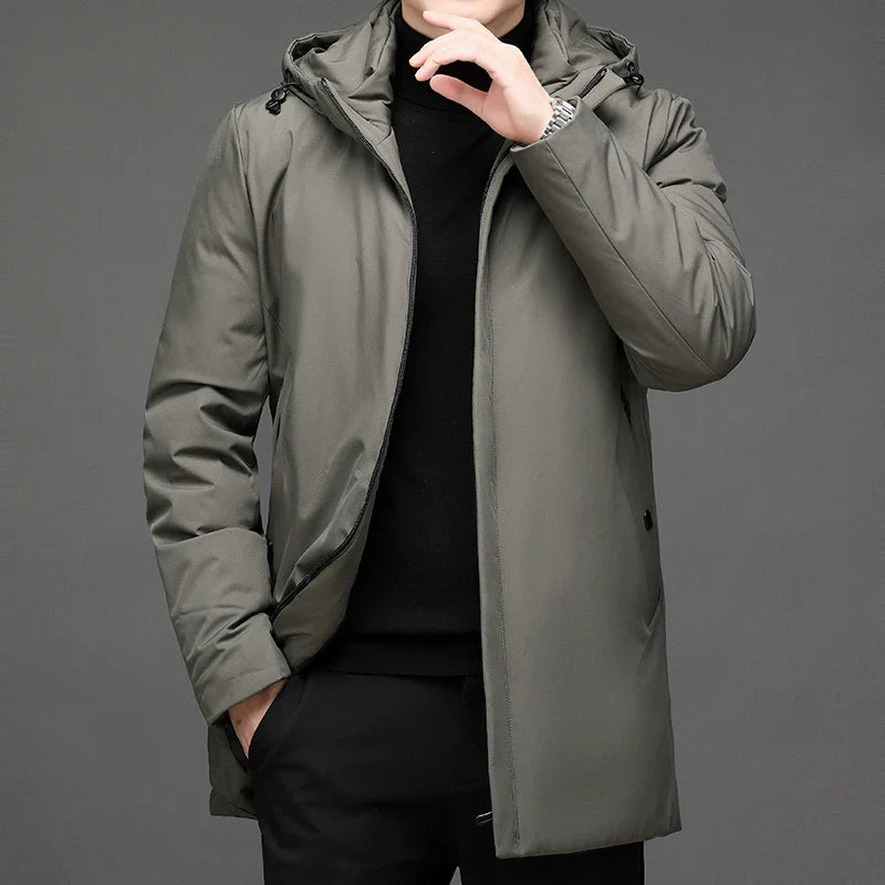 Alan | Heritage Hooded Overcoat