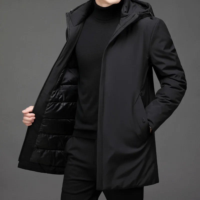 Alan | Heritage Hooded Overcoat